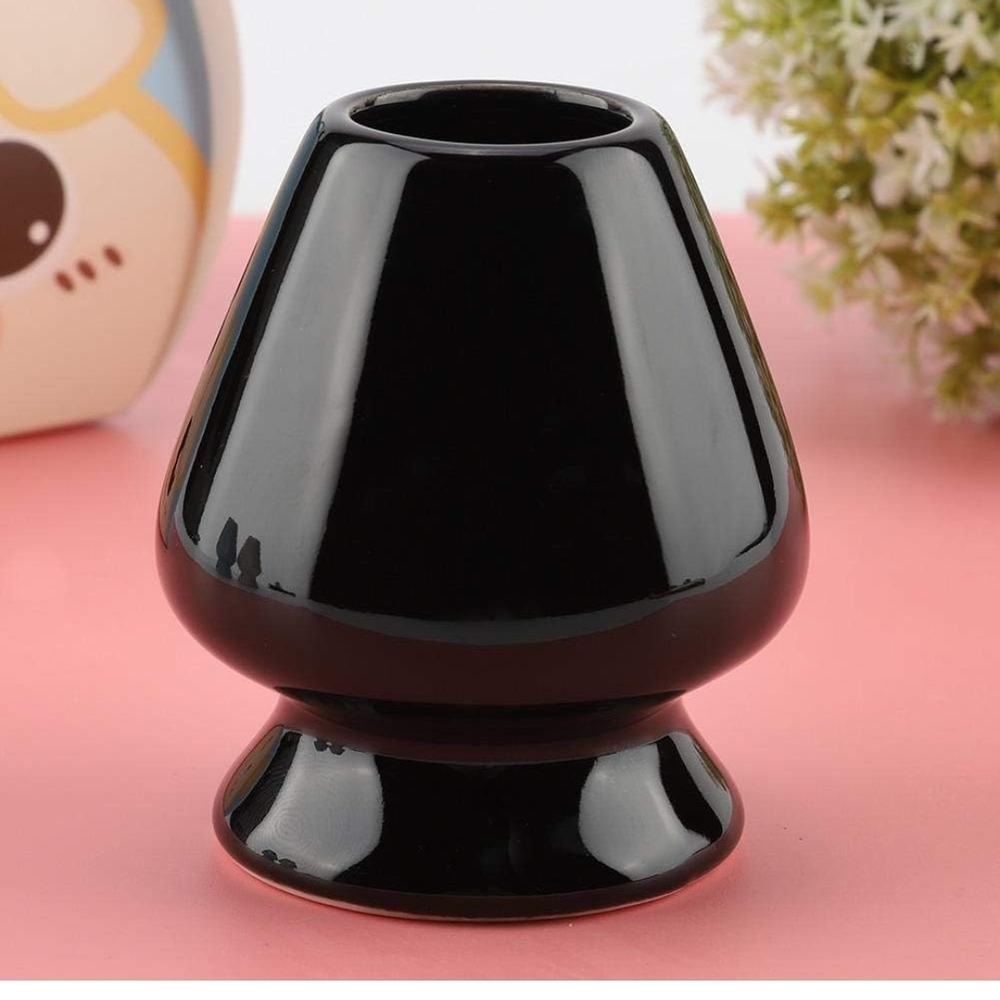 NEW❣️ Black Ceramic Decorative Vase - Home Accents - Matcha Whisk Stand